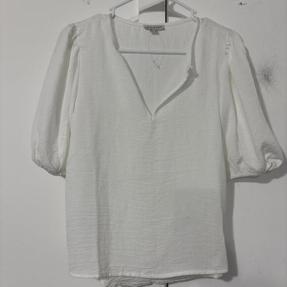 Tops - Nice & Chic Ladies XS Blouse Boho New Balloon Sleeves‎